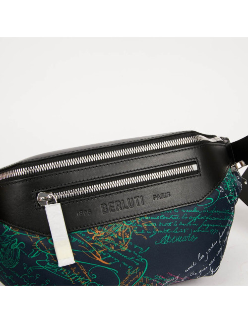 Banane BERLUTI Complice en toile et cuir