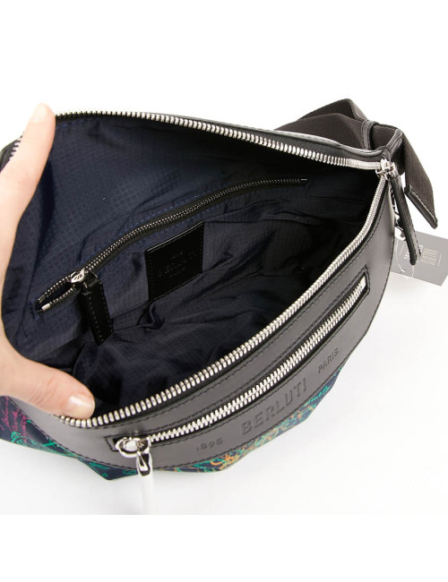 Banane BERLUTI Complice en toile et cuir