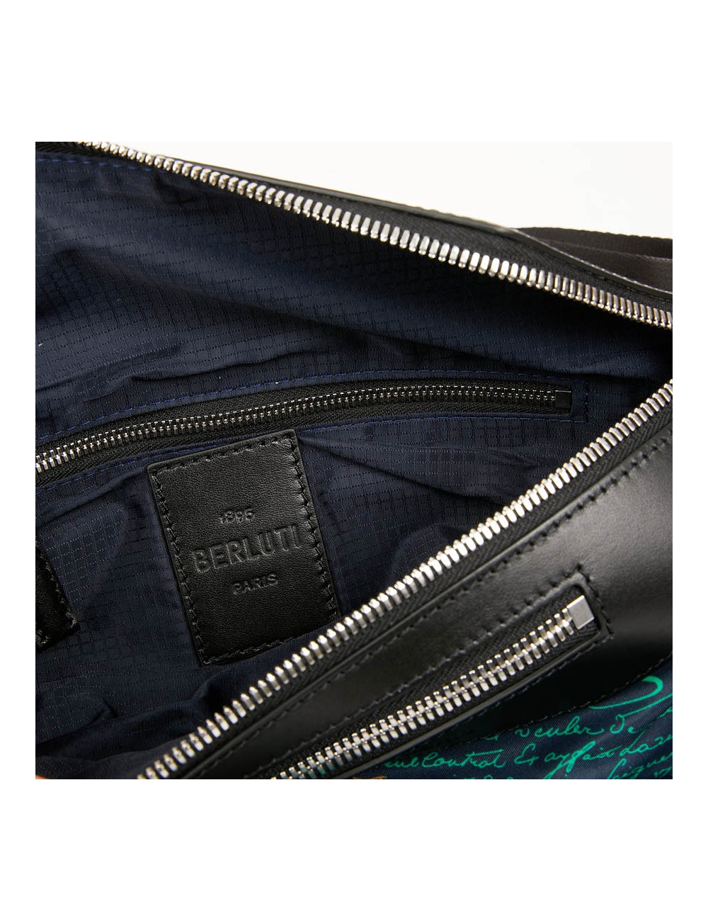 Banane BERLUTI Complice en toile et cuir