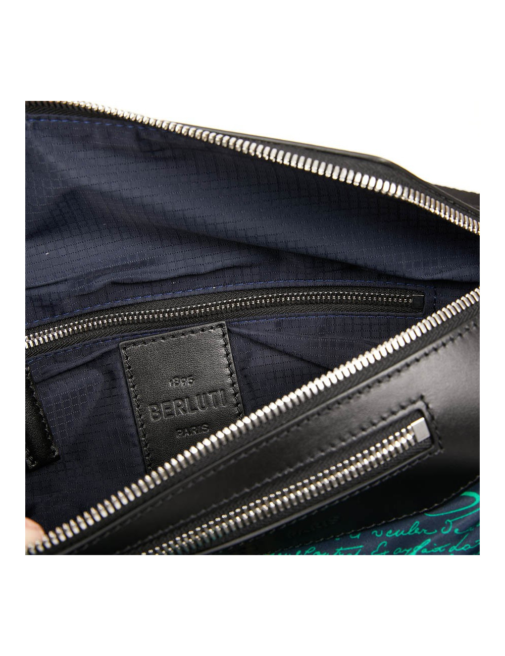 Banane BERLUTI Complice en toile et cuir