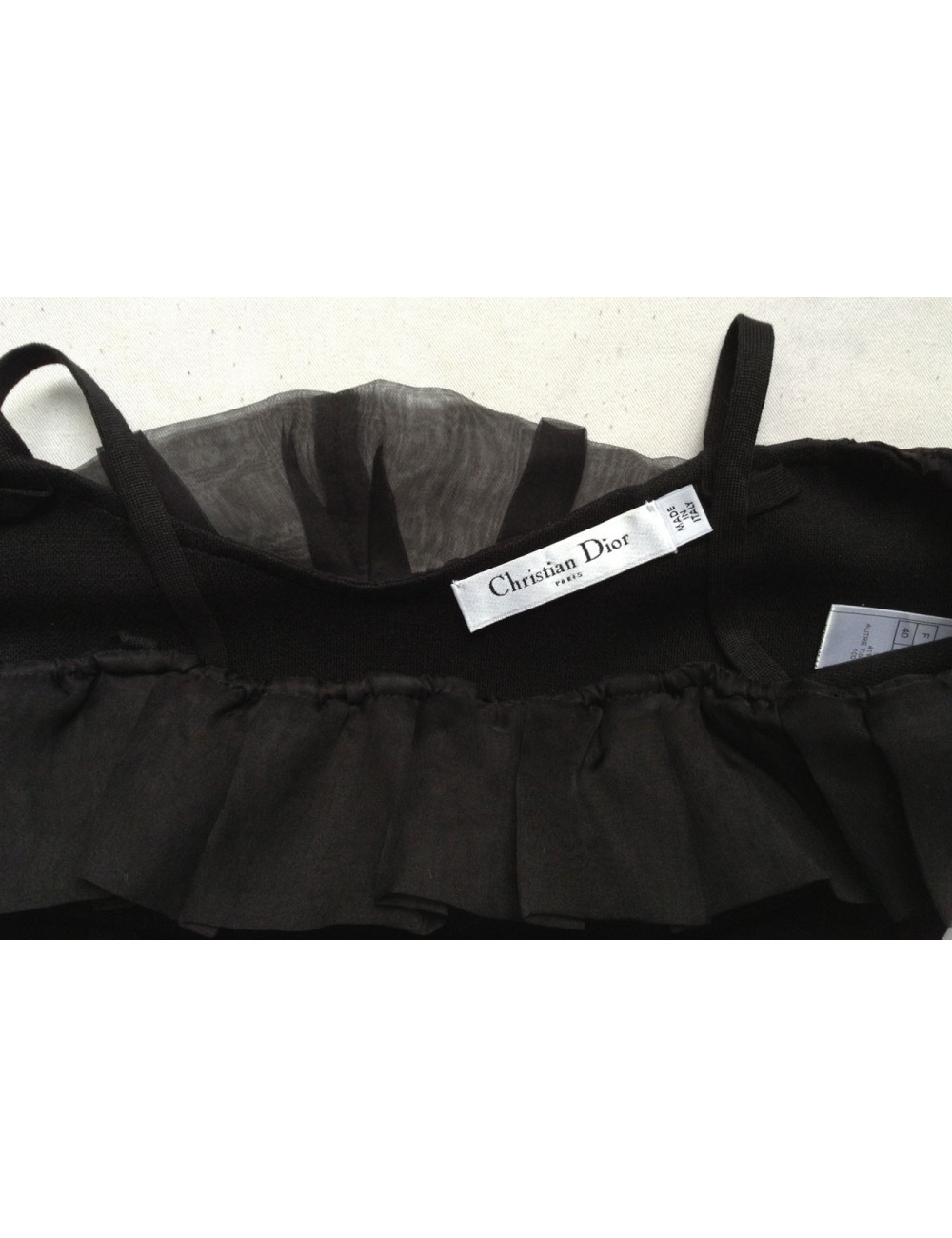 Robe cocktail ceinturé DIOR 