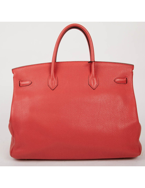 HERMES Birkin 40 Bag in Peony Togo Leather