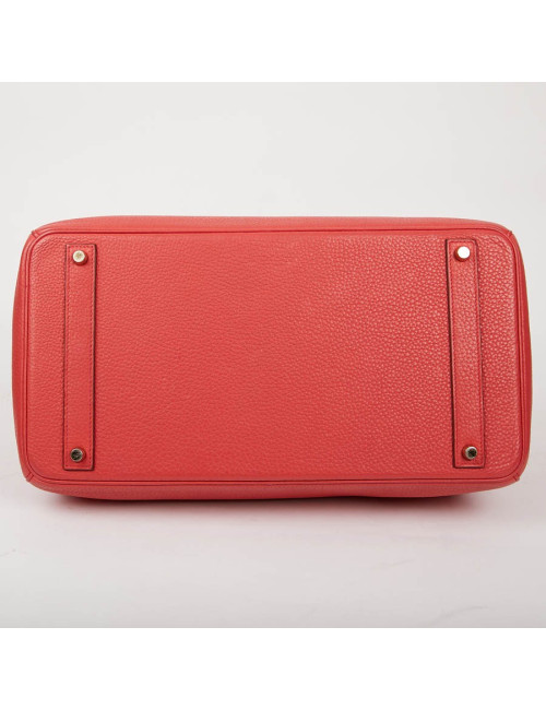 HERMES Birkin 40 Bag in Peony Togo Leather