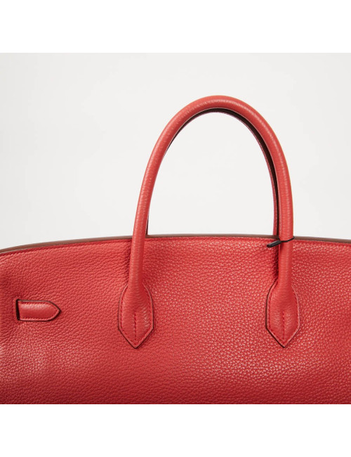 HERMES Birkin 40 Bag in Peony Togo Leather
