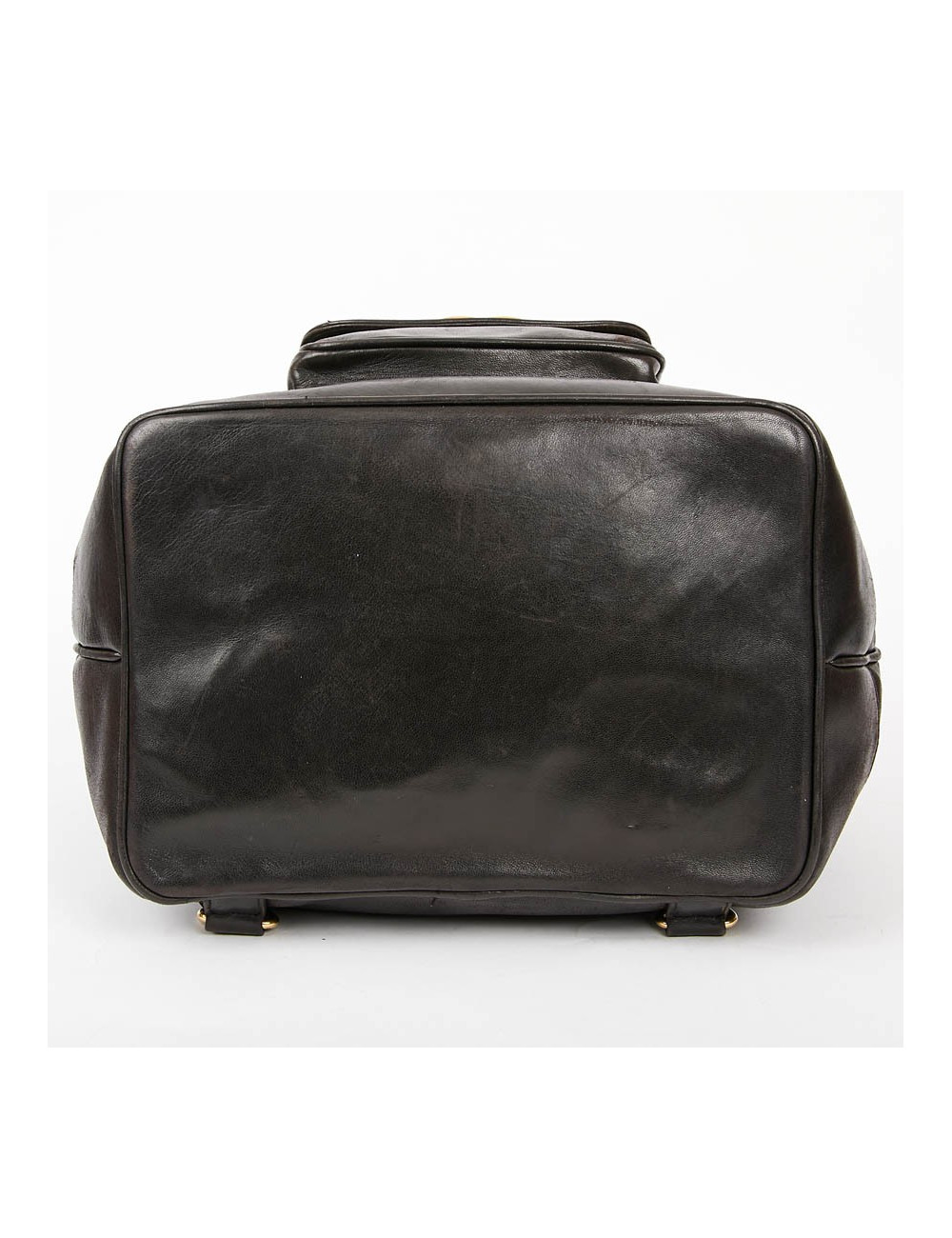 Sac à dos CHANEL vintage cuir noir