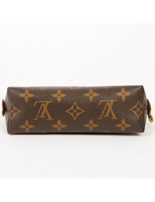 Trousse cosmétique LOUIS VUITTON en toile enduite Monogram