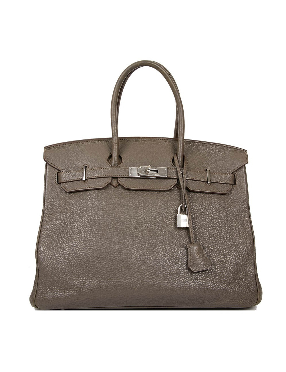 Birkin 35 HERMES cuirn togo étoupe