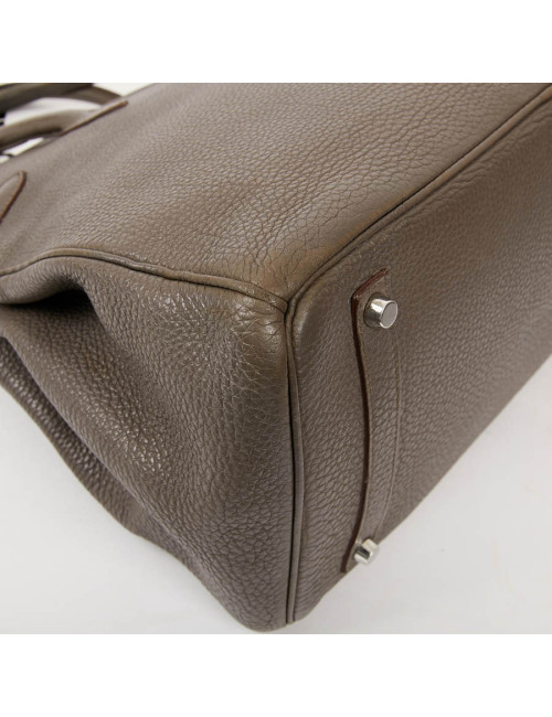 Birkin 35 HERMES cuirn togo étoupe