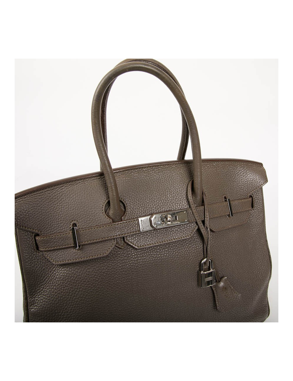 Birkin 35 HERMES cuirn togo étoupe