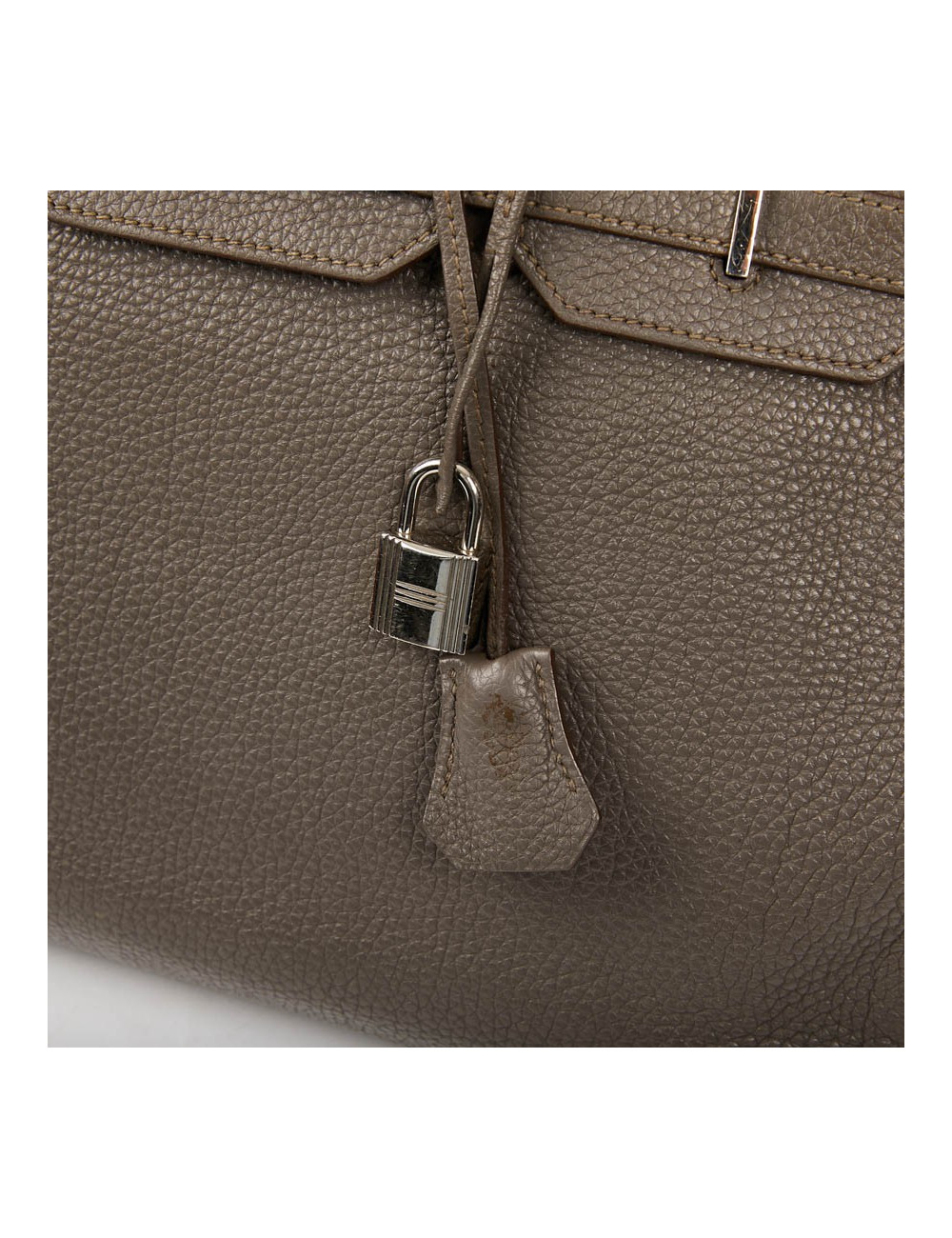 Birkin 35 HERMES cuirn togo étoupe