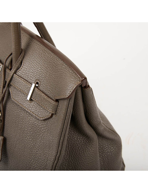 Birkin 35 HERMES cuirn togo étoupe