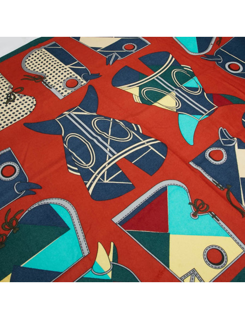 Plaid HERMES Cypres Espelette