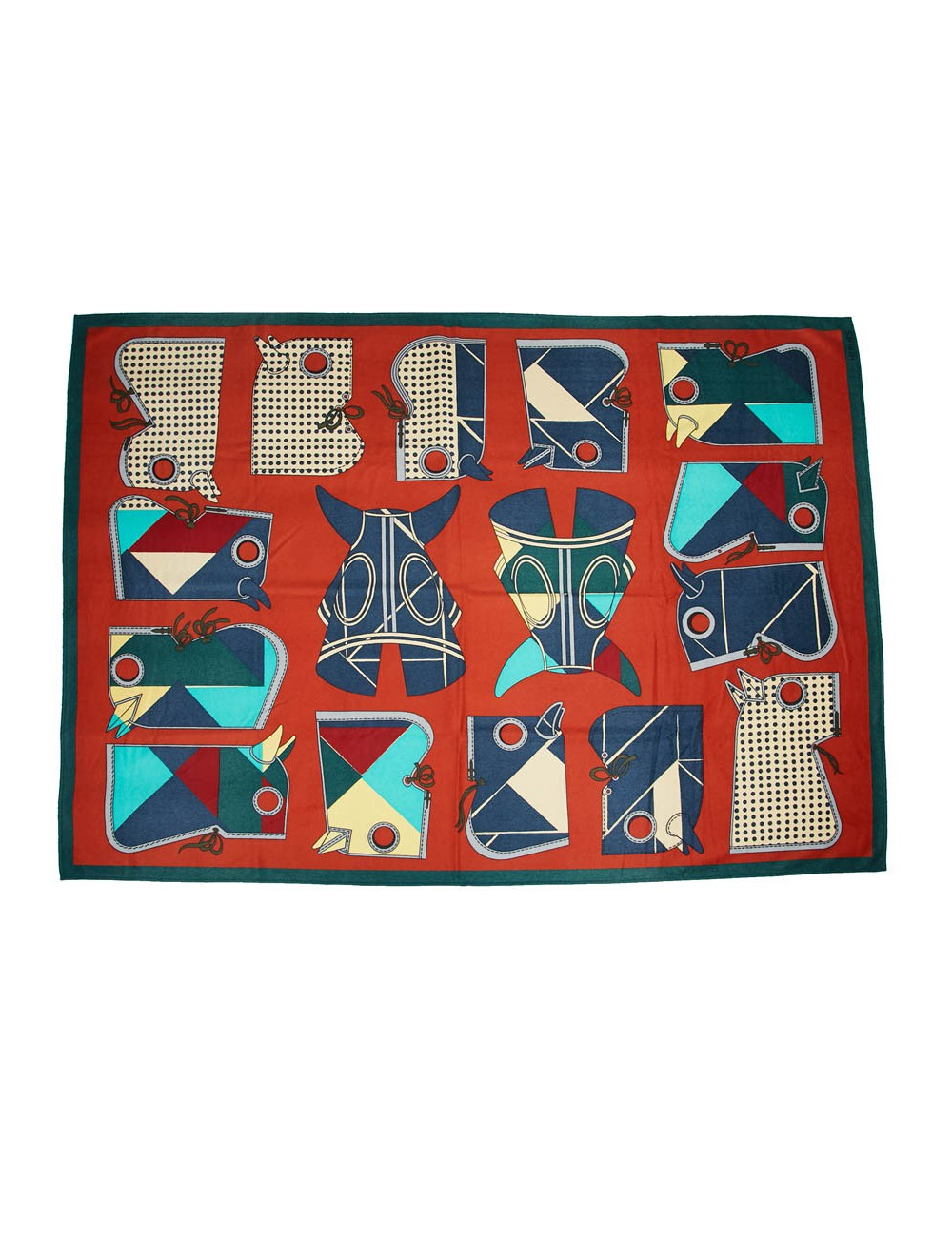 Plaid HERMES Cypres Espelette