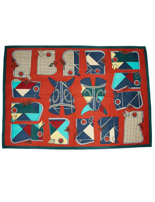 Plaid HERMES Cypres Espelette