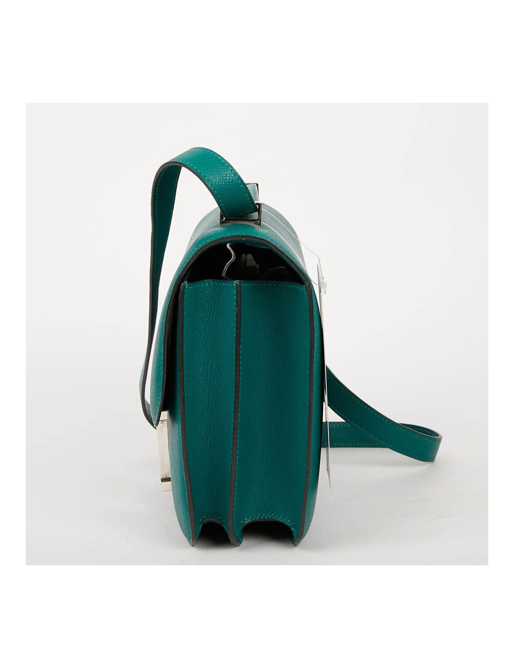 HERMES Constance Elan Bag in Malachite Green Epsom Leather