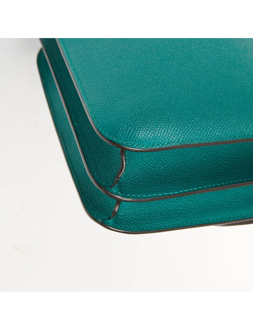 HERMES Constance Elan Bag in Malachite Green Epsom Leather