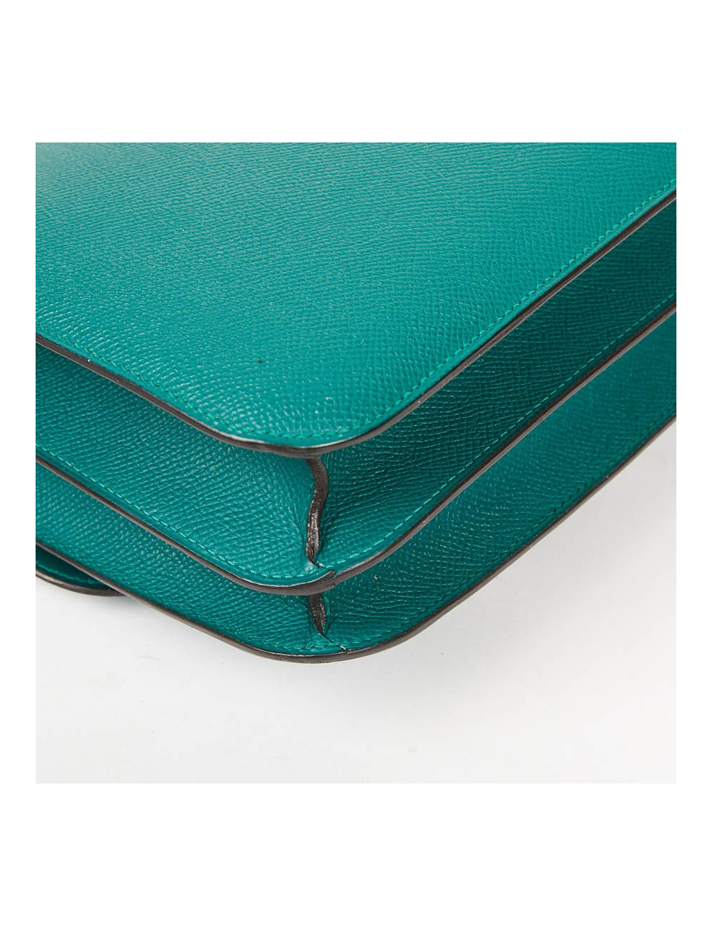 HERMES Constance Elan Bag in Malachite Green Epsom Leather