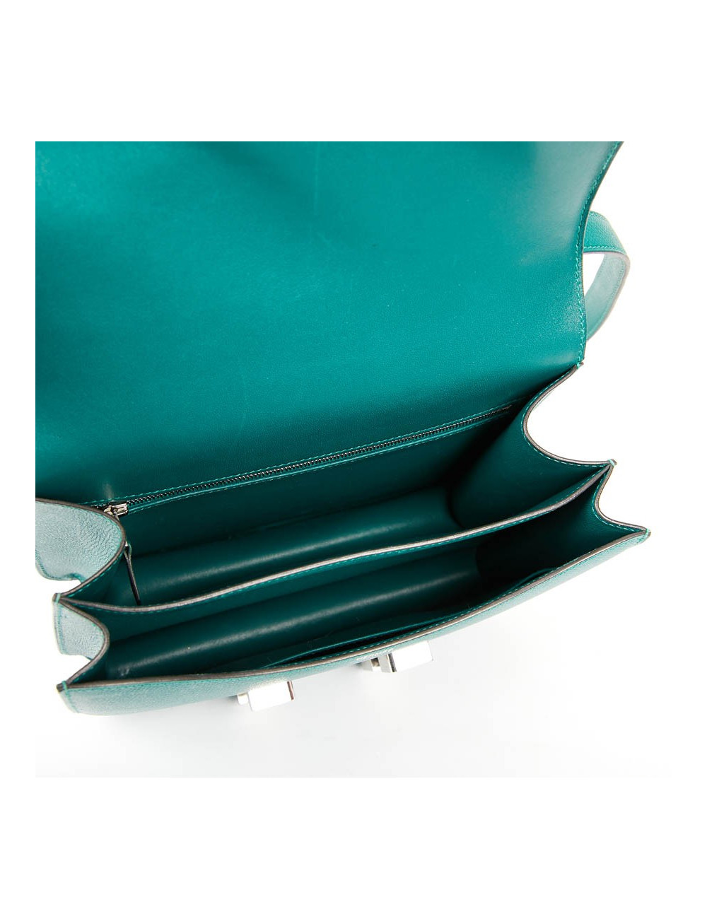 HERMES Constance Elan Bag in Malachite Green Epsom Leather