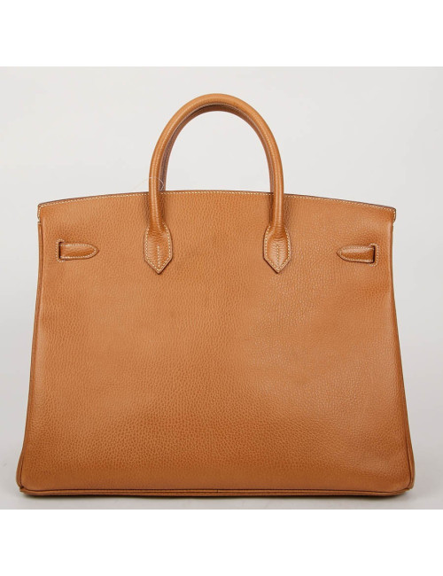 Sac Birkin 40 HERMES cuir Epsom Gold