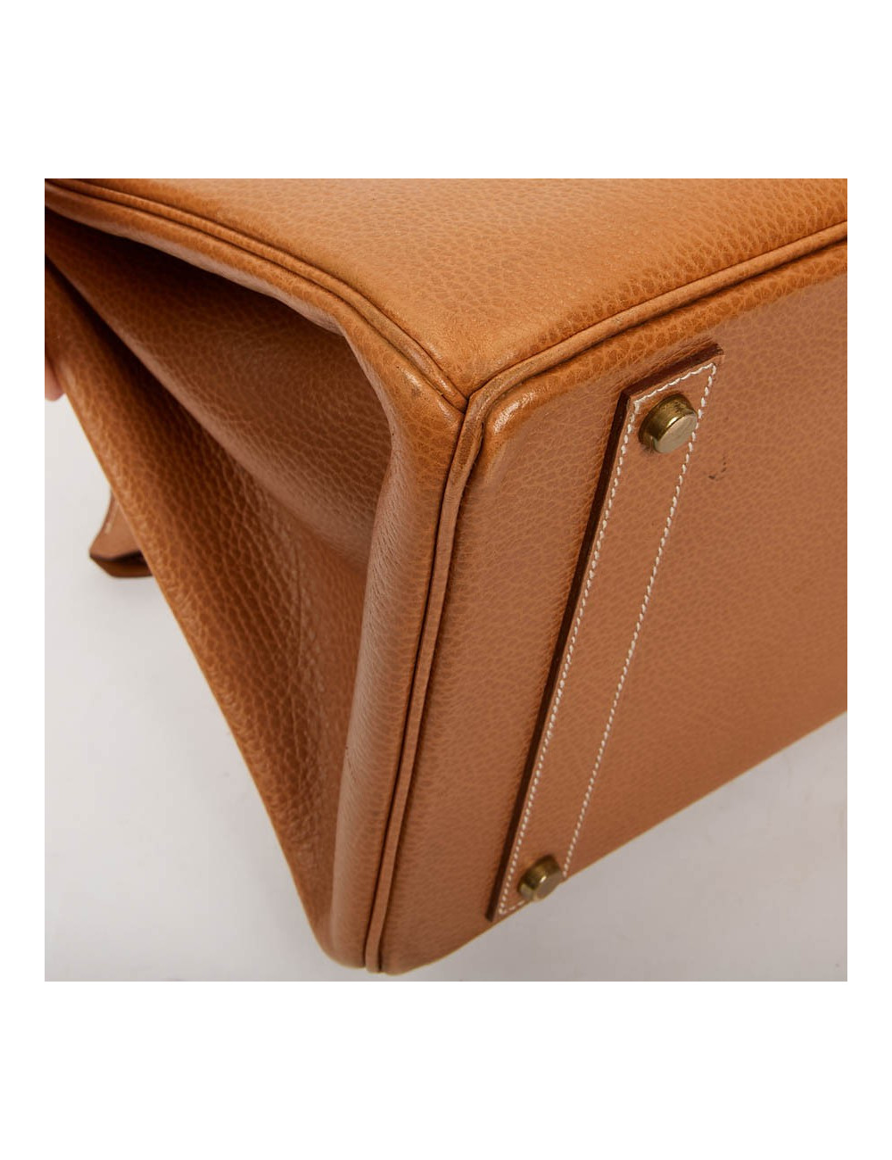 Sac Birkin 40 HERMES cuir Epsom Gold