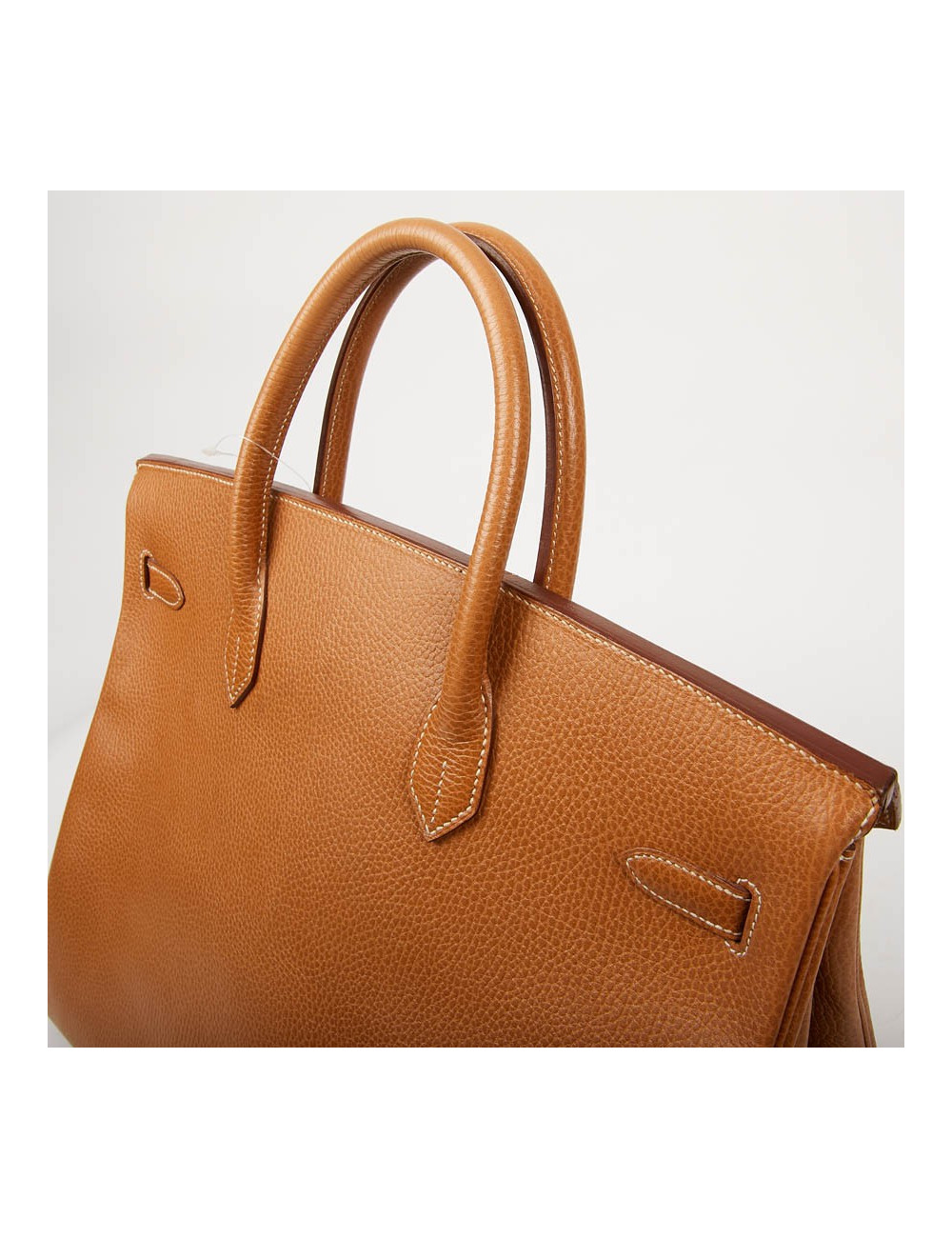Sac Birkin 40 HERMES cuir Epsom Gold