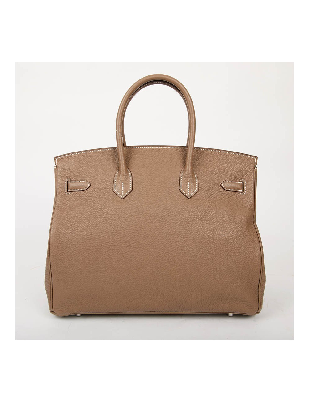 Sac HERMES Birkin 35 cuir Togo Etoupe 