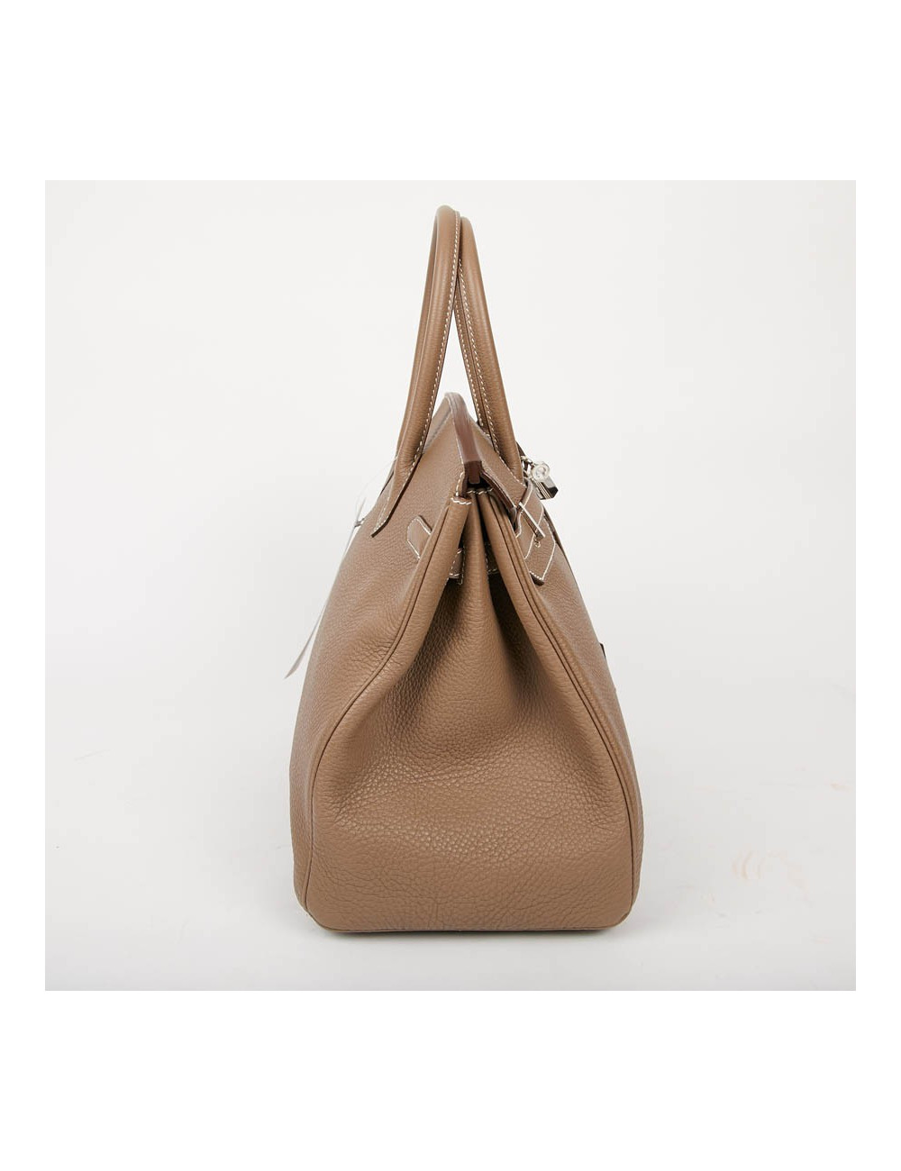 Sac HERMES Birkin 35 cuir Togo Etoupe 