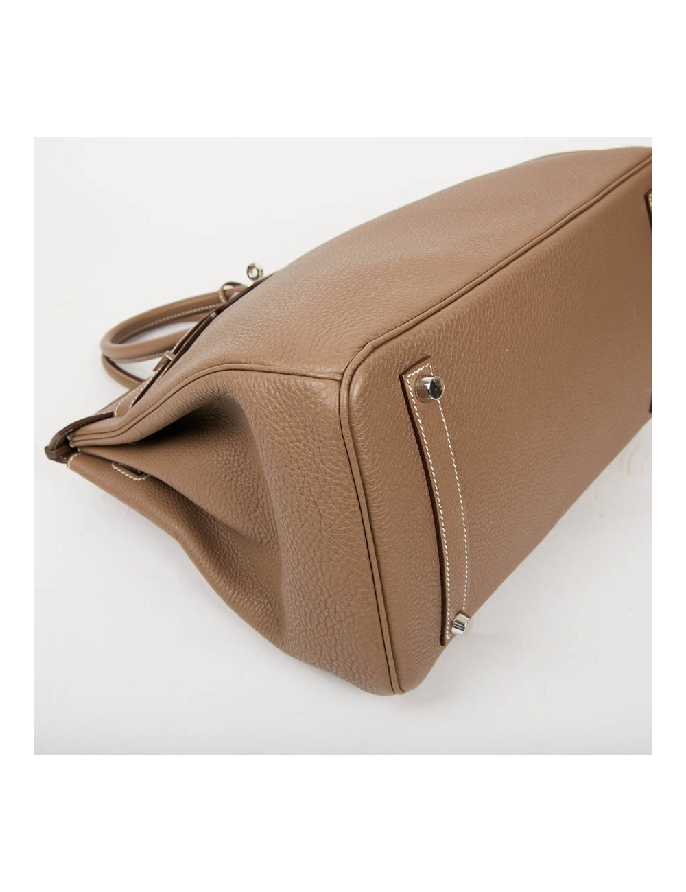 Sac HERMES Birkin 35 cuir Togo Etoupe 