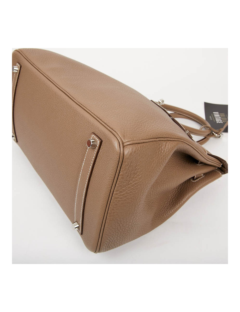 Sac HERMES Birkin 35 cuir Togo Etoupe 