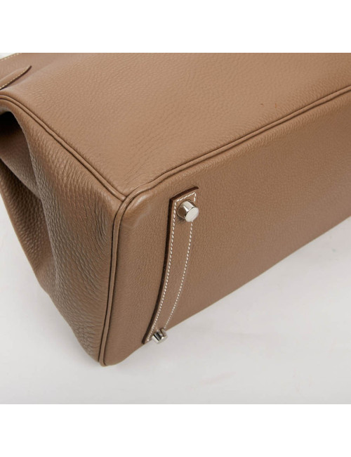 Sac HERMES Birkin 35 cuir Togo Etoupe 