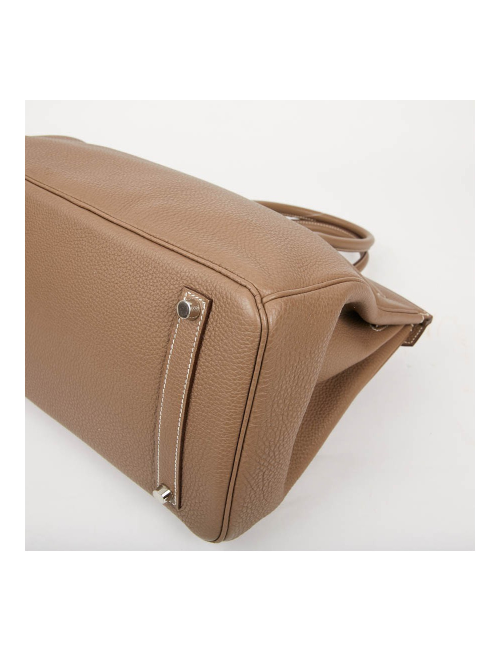 Sac HERMES Birkin 35 cuir Togo Etoupe 