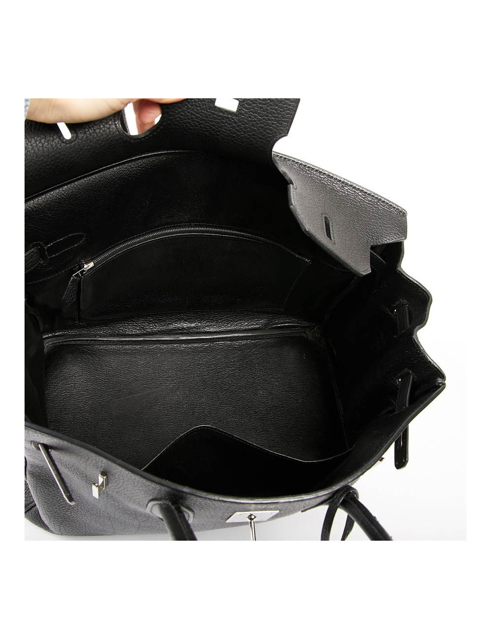 Sac HERMES Birkin 35 cuir Togo noir