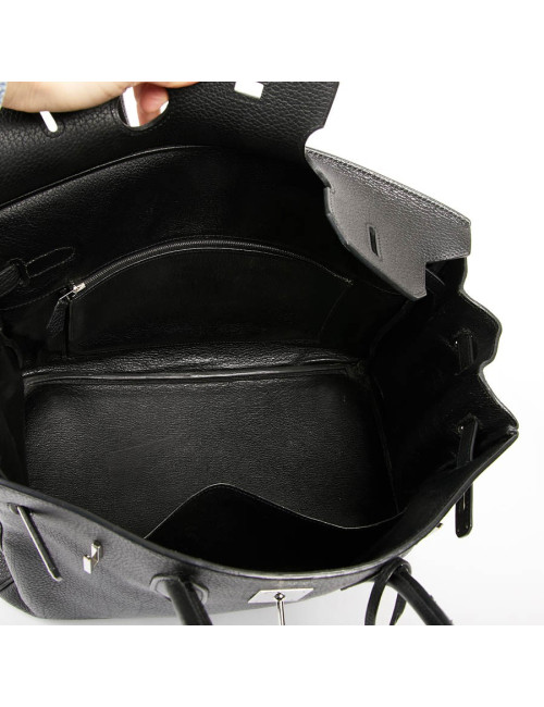 Sac HERMES Birkin 35 cuir Togo noir
