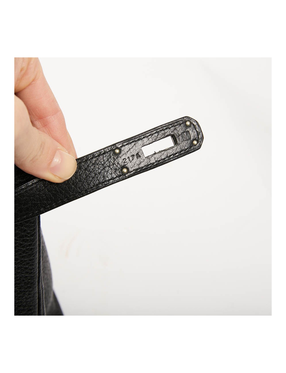 HERMES Birkin 35 Black Togo Leather Bag