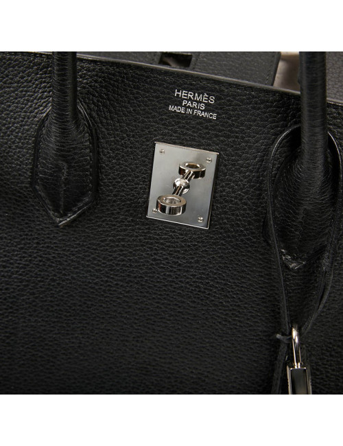 Sac HERMES Birkin 35 cuir Togo noir