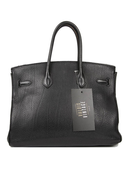 Sac HERMES Birkin 35 cuir Togo noir
