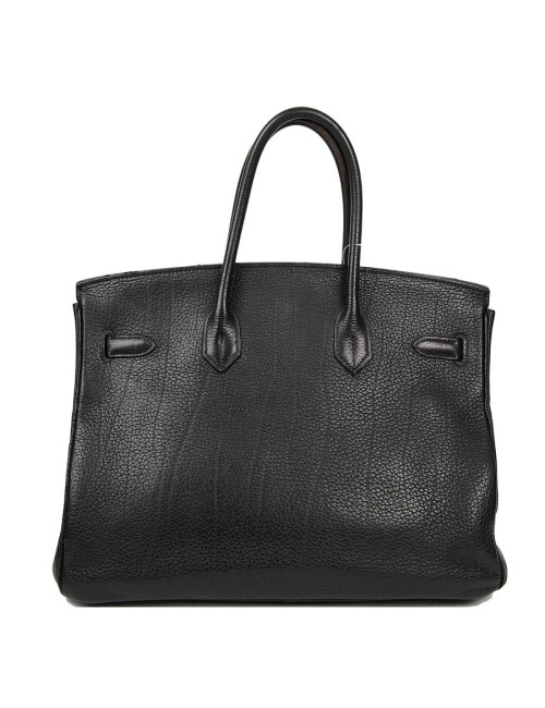 HERMES Birkin 35 Black Togo Leather Bag