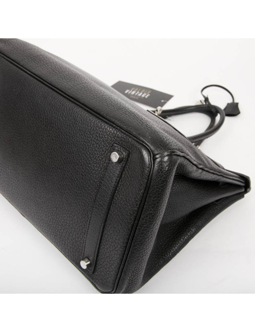 HERMES Birkin 35 Black Togo Leather Bag