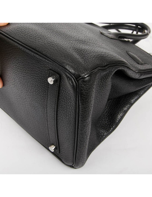 Sac HERMES Birkin 35 cuir Togo noir