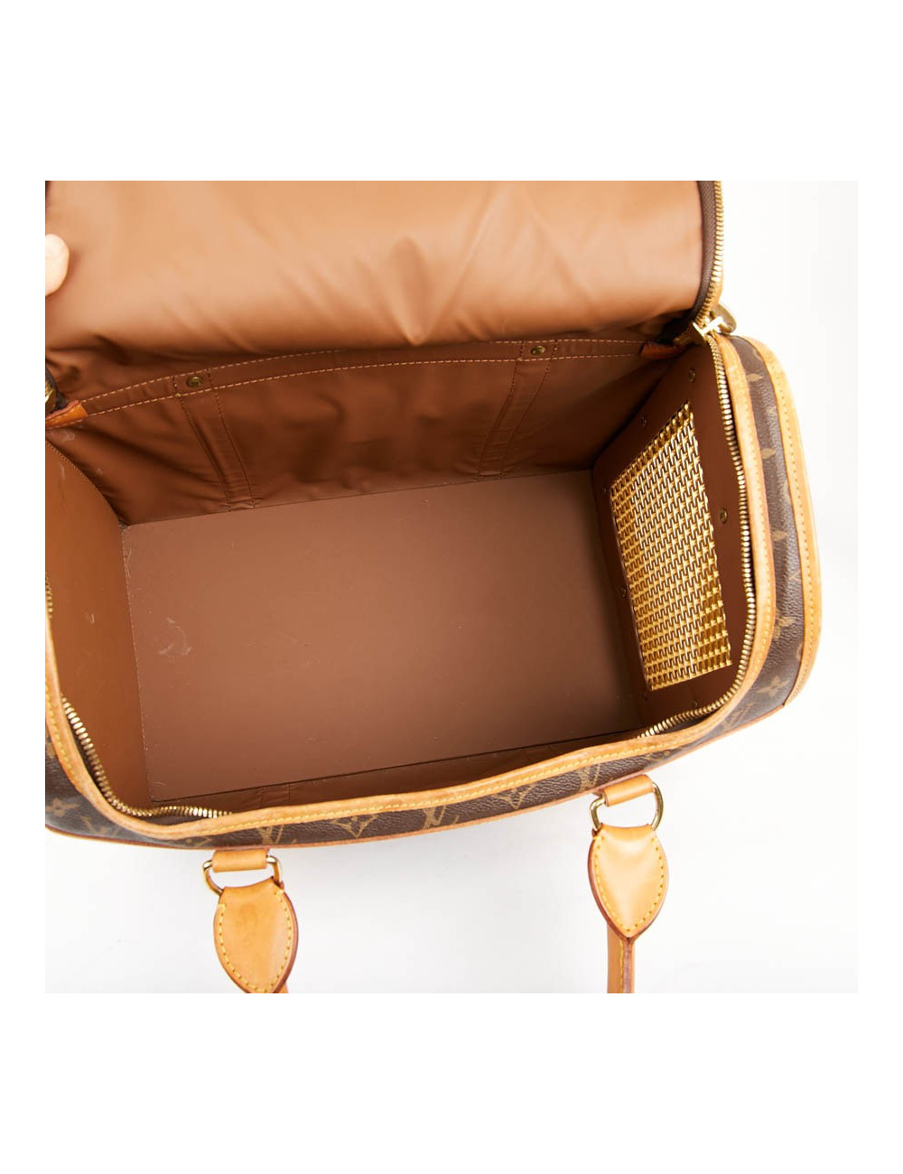 Sac chien LOUIS VUITTON toile Monogram