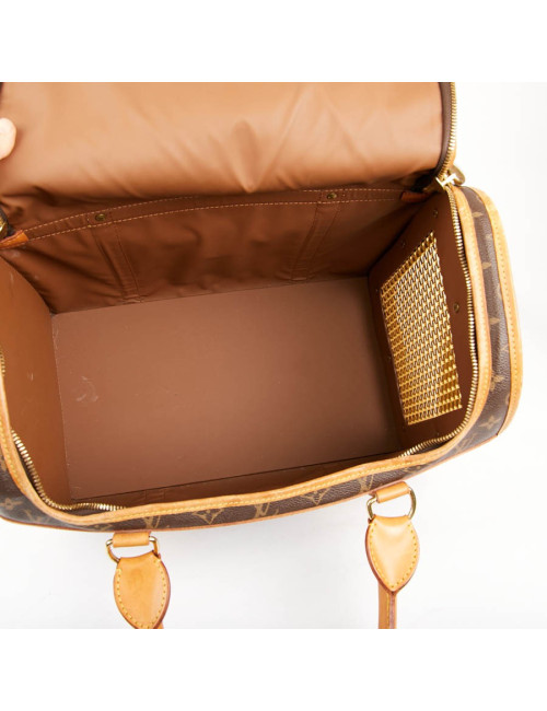 Sac chien LOUIS VUITTON toile Monogram