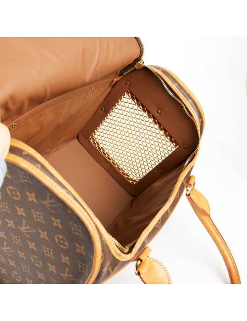 Sac chien LOUIS VUITTON toile Monogram