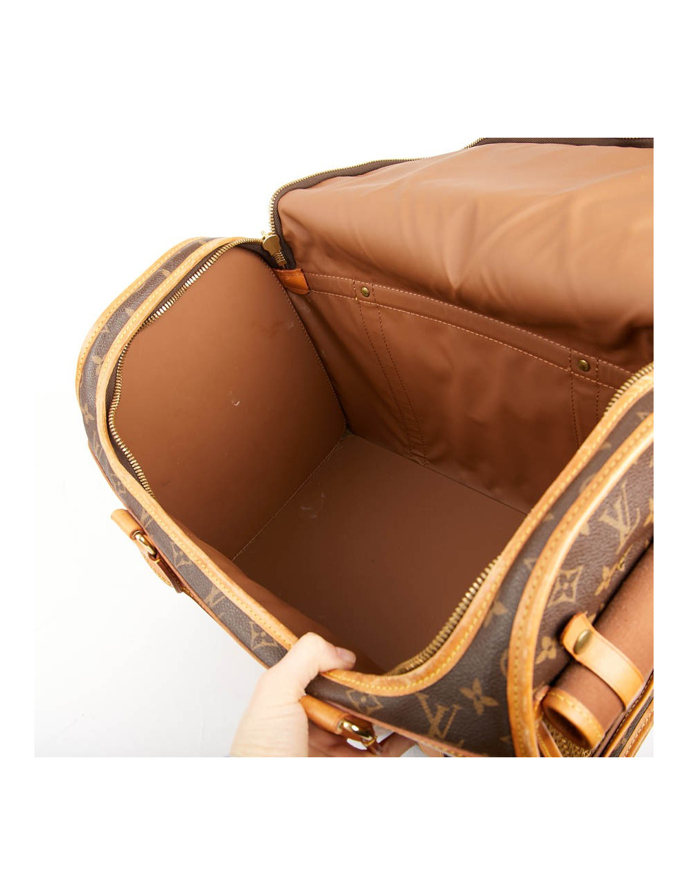 Sac chien LOUIS VUITTON toile Monogram