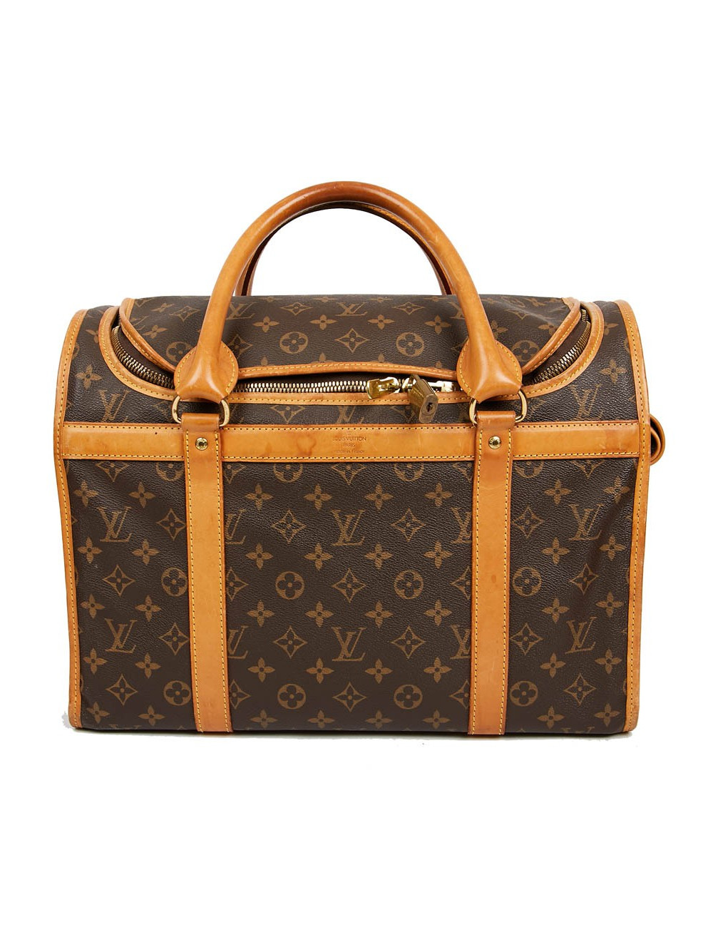 Sac chien LOUIS VUITTON toile Monogram