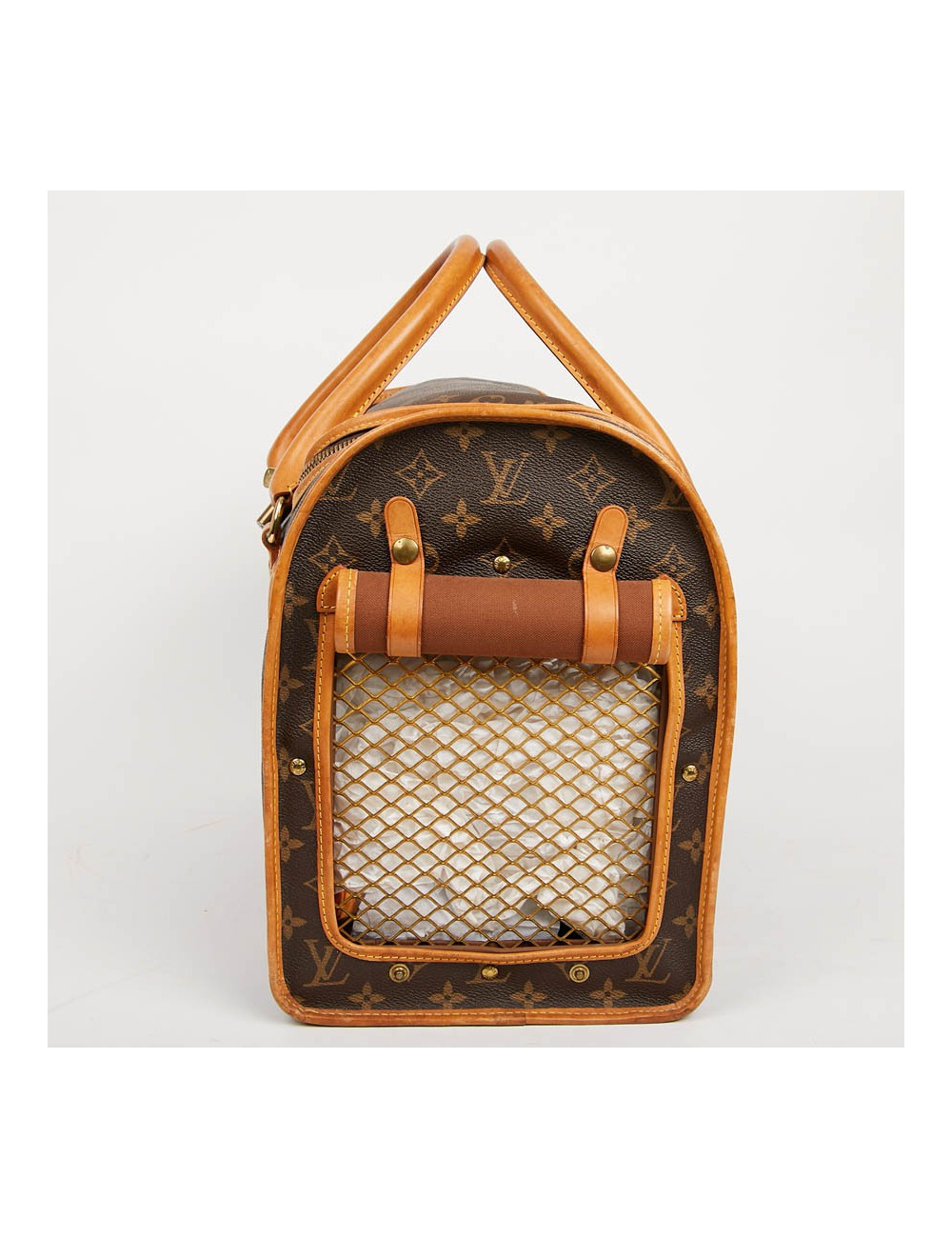 Sac chien LOUIS VUITTON toile Monogram