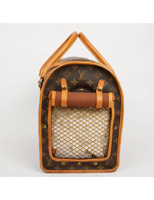 Sac chien LOUIS VUITTON toile Monogram