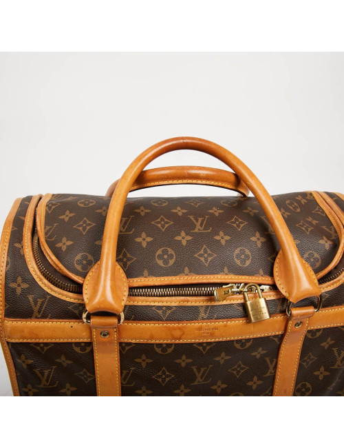 Sac chien LOUIS VUITTON toile Monogram