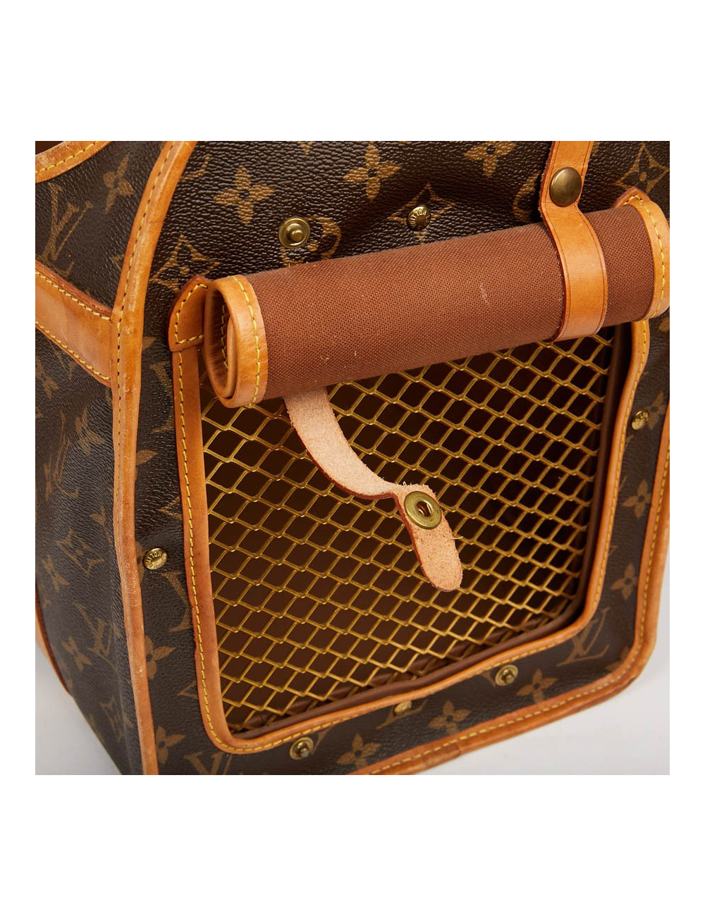 Sac chien LOUIS VUITTON toile Monogram
