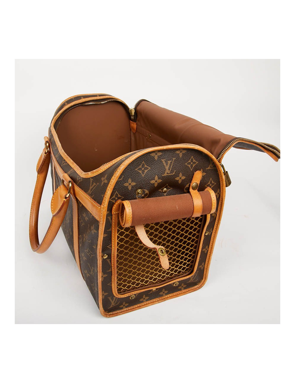 Sac chien LOUIS VUITTON toile Monogram