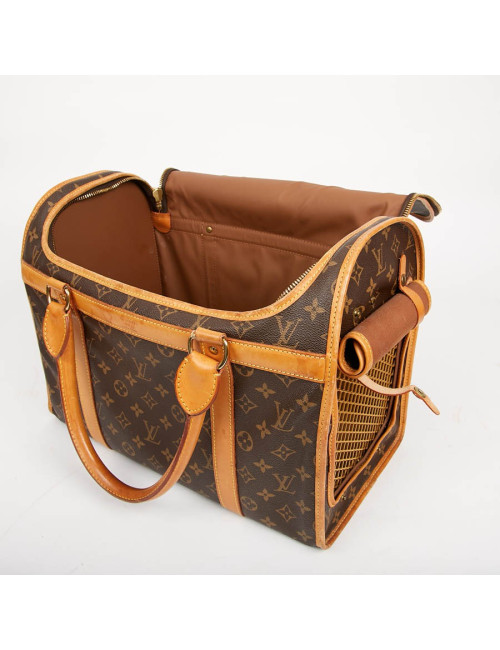 Sac chien LOUIS VUITTON toile Monogram